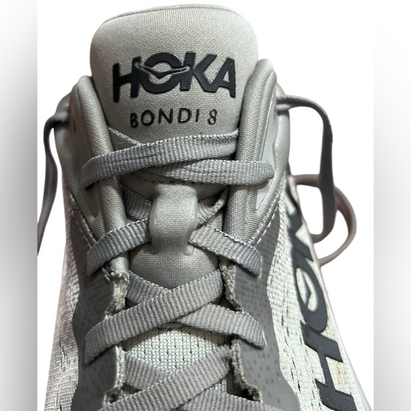 HOKA Men’s Bondi 8 Athletic Shoe In Sharkskin/Harbor Mist Size 13D ✨NWOB✨ - Picture 9 of 12